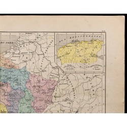 1867 - Carte de la France religieuse 