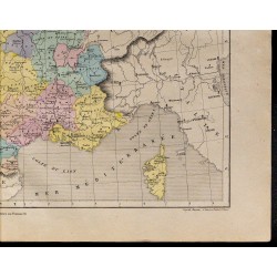 1867 - Carte de la France religieuse 