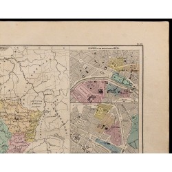 1867 - Carte de France universitaire 