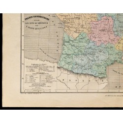 1867 - Carte de France universitaire 