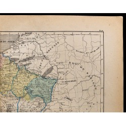 1867 - Carte de la France industrielle 