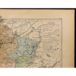 1867 - Carte de la France commerciale maritime et agricole 