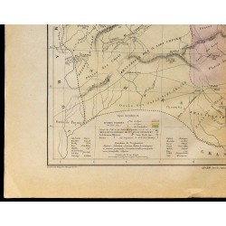 1867 - Carte de l'Algérie 