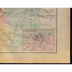 1867 - Carte de l'Algérie 