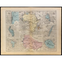 1867 - Carte de l'Afrique française et du Sénégal 