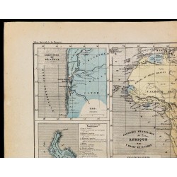 1867 - Carte de l'Afrique française et du Sénégal 