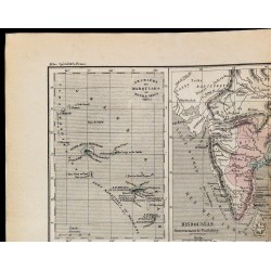1867 - Carte des colonies françaises en Asie et Océanie 