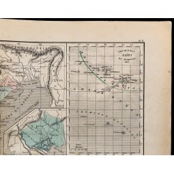 1867 - Carte des colonies françaises en Asie et Océanie 