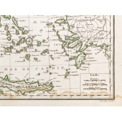 Gravure de 1812 - Carte de la Grèce - 6
