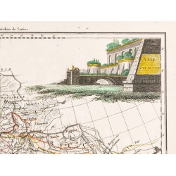 Gravure de 1812 - Carte de l'Asie Ancienne - 4
