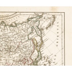 Gravure de 1809 - Carte de l'Asie - 4