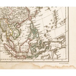 Gravure de 1809 - Carte de l'Asie - 6