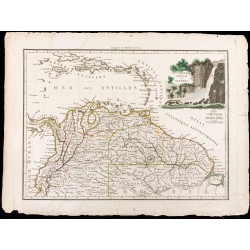 Gravure de 1812 - Carte de la Nouvelle Grenade - 2