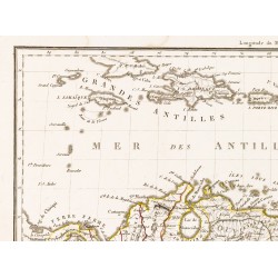 Gravure de 1812 - Carte de la Nouvelle Grenade - 3