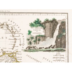 Gravure de 1812 - Carte de la Nouvelle Grenade - 4