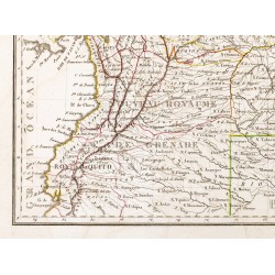 Gravure de 1812 - Carte de la Nouvelle Grenade - 5