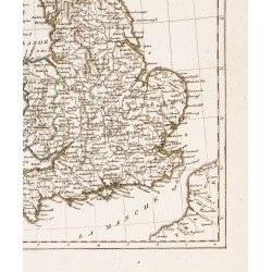 Gravure de 1809 - Carte des îles britanniques - 6