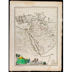 Gravure de 1812 - Géographie des hébreux - 2