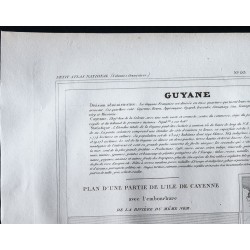 Gravure de 1833 - Guyane et Cayenne - 2