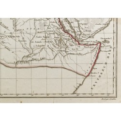 Gravure de 1812 - Carte de l'Afrique ancienne - 6