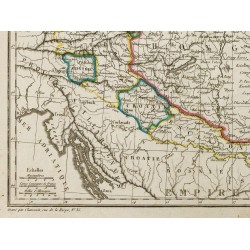 Gravure de 1812 - Carte de l'Empire d'Autriche - 5