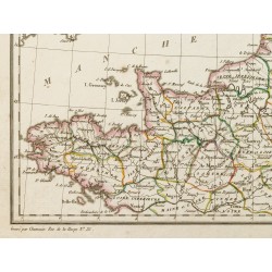 Gravure de 1812 - Partie nord de l'Empire Français - 5