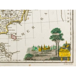 Gravure de 1812 - Carte du Danemark - 6