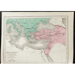 Gravure de 1872 - Moyen orient, Palestine, Syrie, Turquie - 2