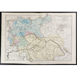 Gravure de 1872 - Europe centrale - 1