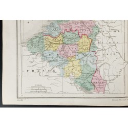 Gravure de 1872 - Benelux et Scandinavie - 4
