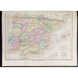 Gravure de 1872 - Suisse, Espagne et Portugal - 3