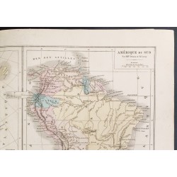 Gravure de 1872 - Amérique du Nord et du Sud - 3