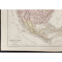 Gravure de 1872 - Amérique du Nord et du Sud - 4
