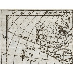 Gravure de 1773 - Carte de l'Amérique - 3
