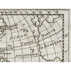 Gravure de 1773 - Carte de l'Amérique - 4