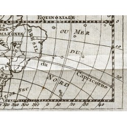 Gravure de 1773 - Carte de l'Amérique - 6