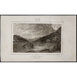 Gravure de 1842 - Le Loch Lomond - 1