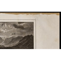 Gravure de 1842 - Le lac de Dervent - 3
