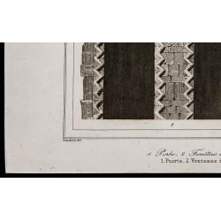 Gravure de 1842 - Palais de Westminster - 4