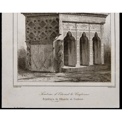 Gravure de 1842 - Tombeau d'Edward le Confesseur - 3