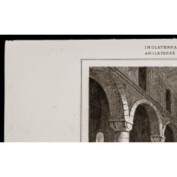 Gravure de 1842 - Chapelle de la Tour Blanche - 2