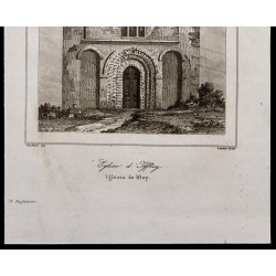 Gravure de 1842 - Église d'Ifley - 3