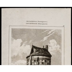 Gravure de 1842 - Remparts de Yarmouth - 2