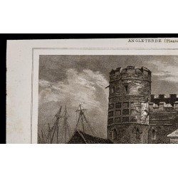 Gravure de 1842 - Porte du Sud - Yarmouth - 2
