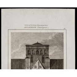 Gravure de 1842 - Église de la Sainte Croix - Hamshire - 2
