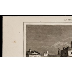 Gravure de 1842 - St James Park - Londres - 2