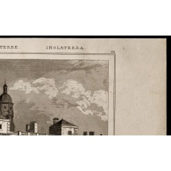 Gravure de 1842 - St James Park - Londres - 3
