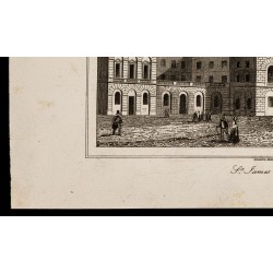 Gravure de 1842 - St James Park - Londres - 4