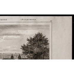 Gravure de 1842 - Greenwich Park - Londres - 3