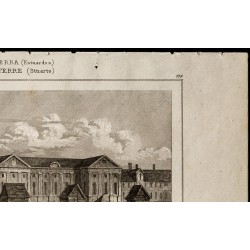 Gravure de 1842 - La douane - Londres - 3